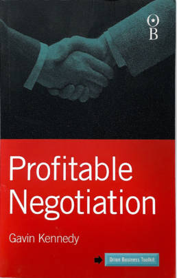 Profitable Negotiation Book by Gavin Kennedy